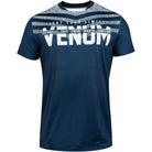 Venum Signature Dry Tech Short Sleeve T-Shirt - Navy Blue/White - Forza Sports