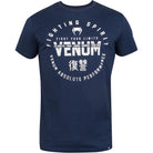 Venum Signature Short Sleeve T-Shirt - Navy Blue/White Venum