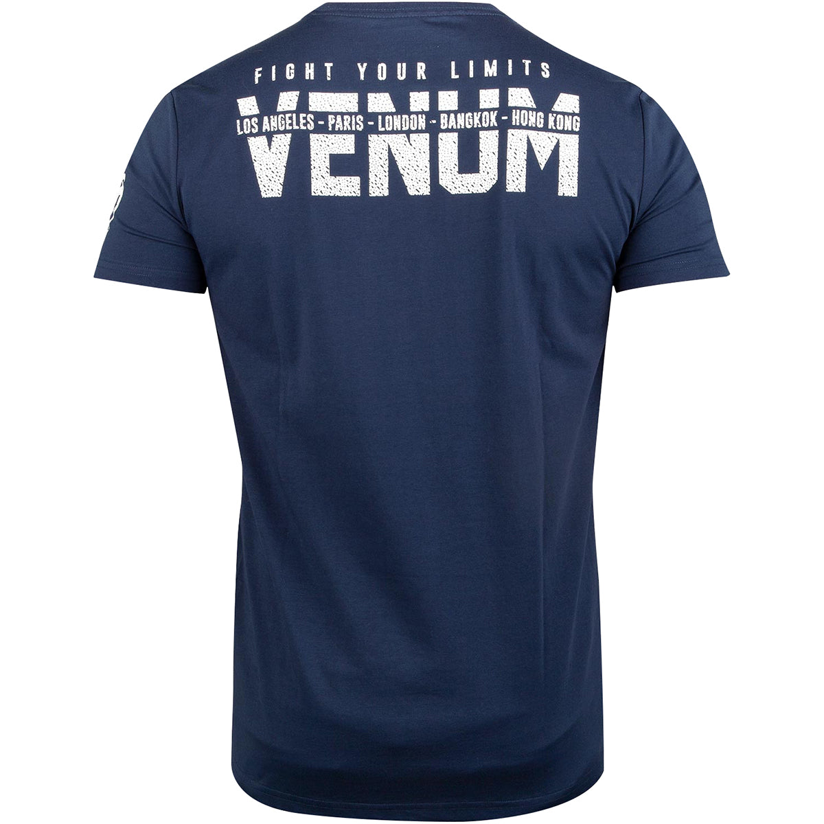 Venum Signature Short Sleeve T-Shirt - Navy Blue/White Venum