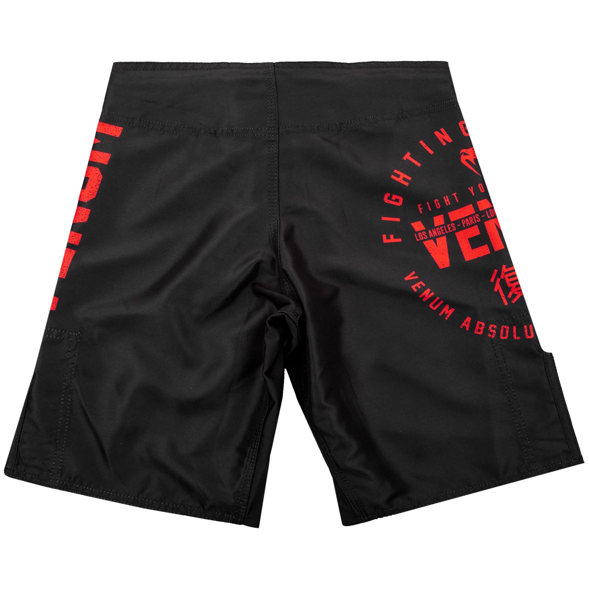 Venum Kids Signature MMA Fight Shorts - Black/Red Venum