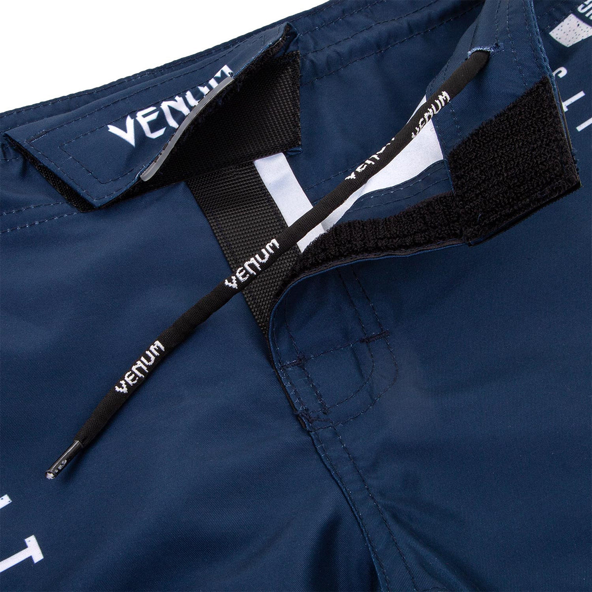 Venum Kids Signature MMA Fight Shorts - Navy Blue Venum