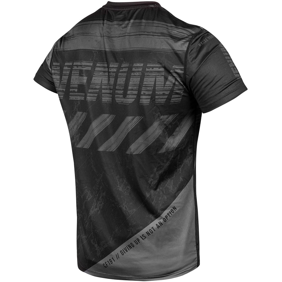 Venum AMRAP Dry Tech Short Sleeve T-Shirt - Black/Gray Venum