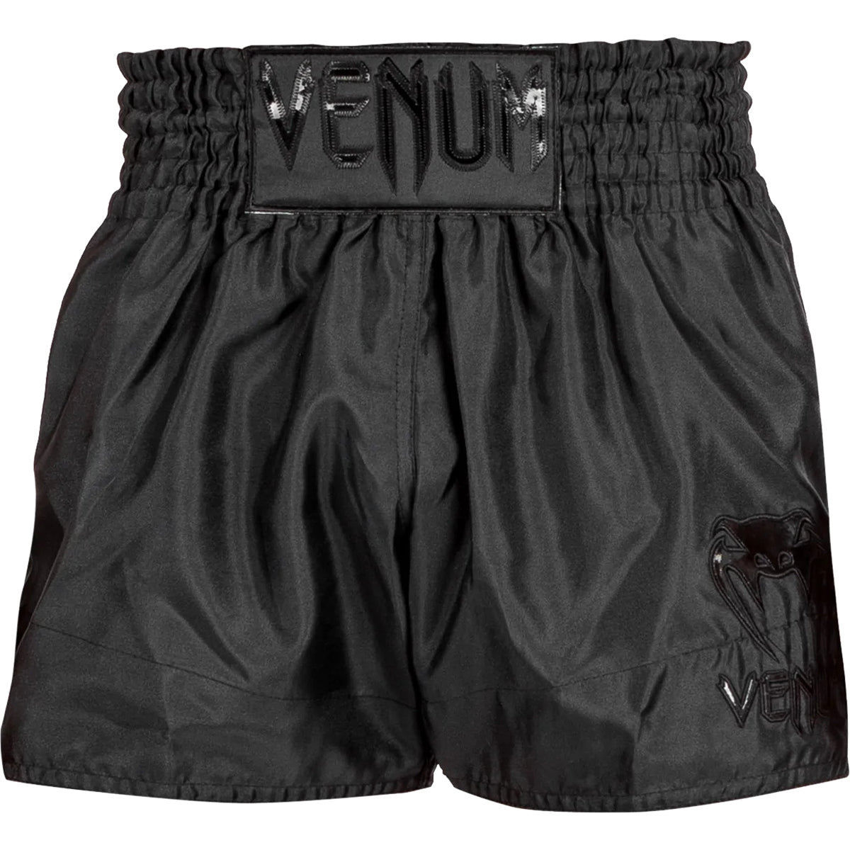 Venum Classic Muay Thai Shorts - Black/Black Venum