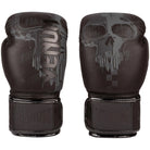 Venum Skull Hook and Loop Boxing Gloves - Black/Black Venum