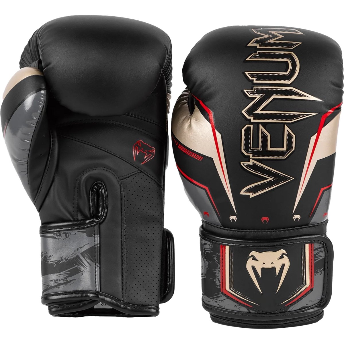 Venum Elite EVO Hook and Loop Boxing Training Gloves - Forza Sports