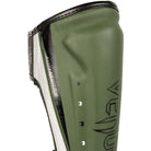 Venum Elite Evo Protective Shin Instep Guards - Khaki/Silver Venum