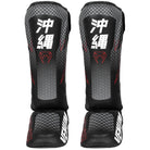 Venum Okinawa 3.0 Protective MMA Shin Instep Guards - Black/Red Venum