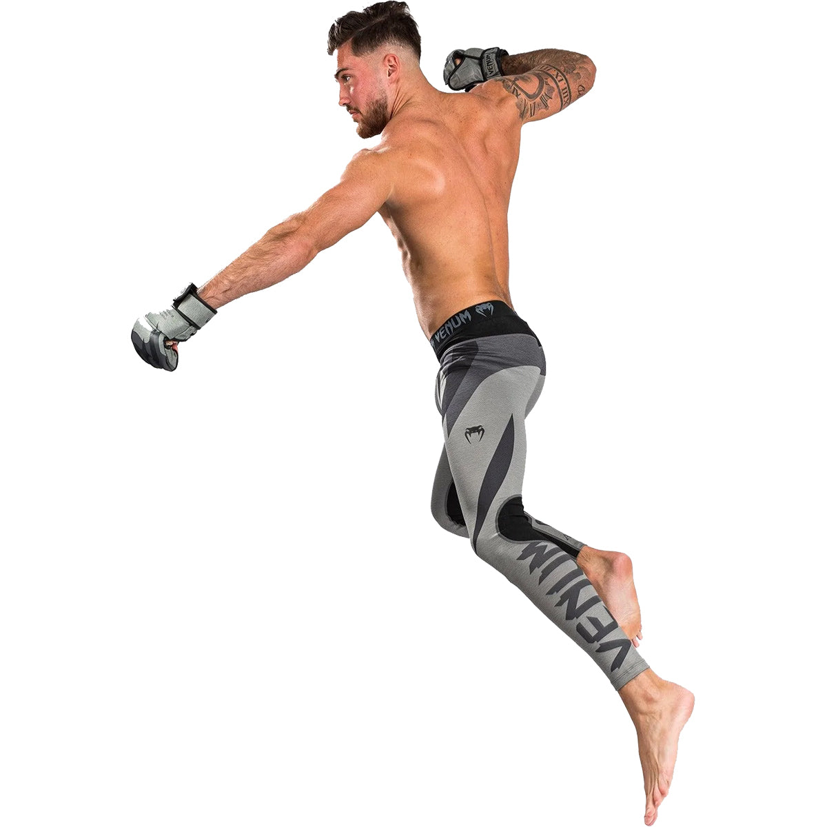 Venum Stone Compression Spats - Mineral Green Venum