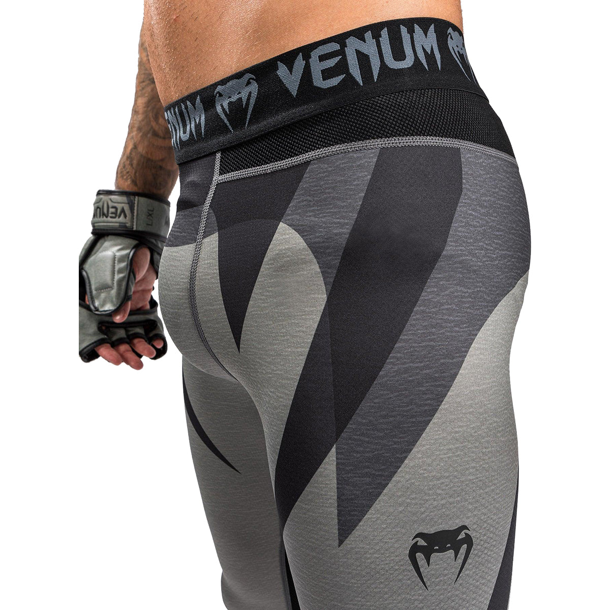 Venum Stone Compression Spats - Mineral Green Venum