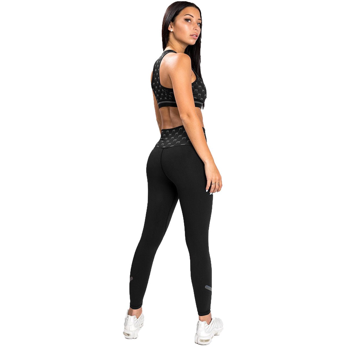 वेनम महिलाओं के लिए मोनोग्राम 7/8 लेगिंग - काला/गुलाबी/गोल्ड - फोर्ज़ा स्पोर्ट्स