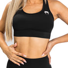 Venum Essential Medium Impact Sports Bra - Black Venum