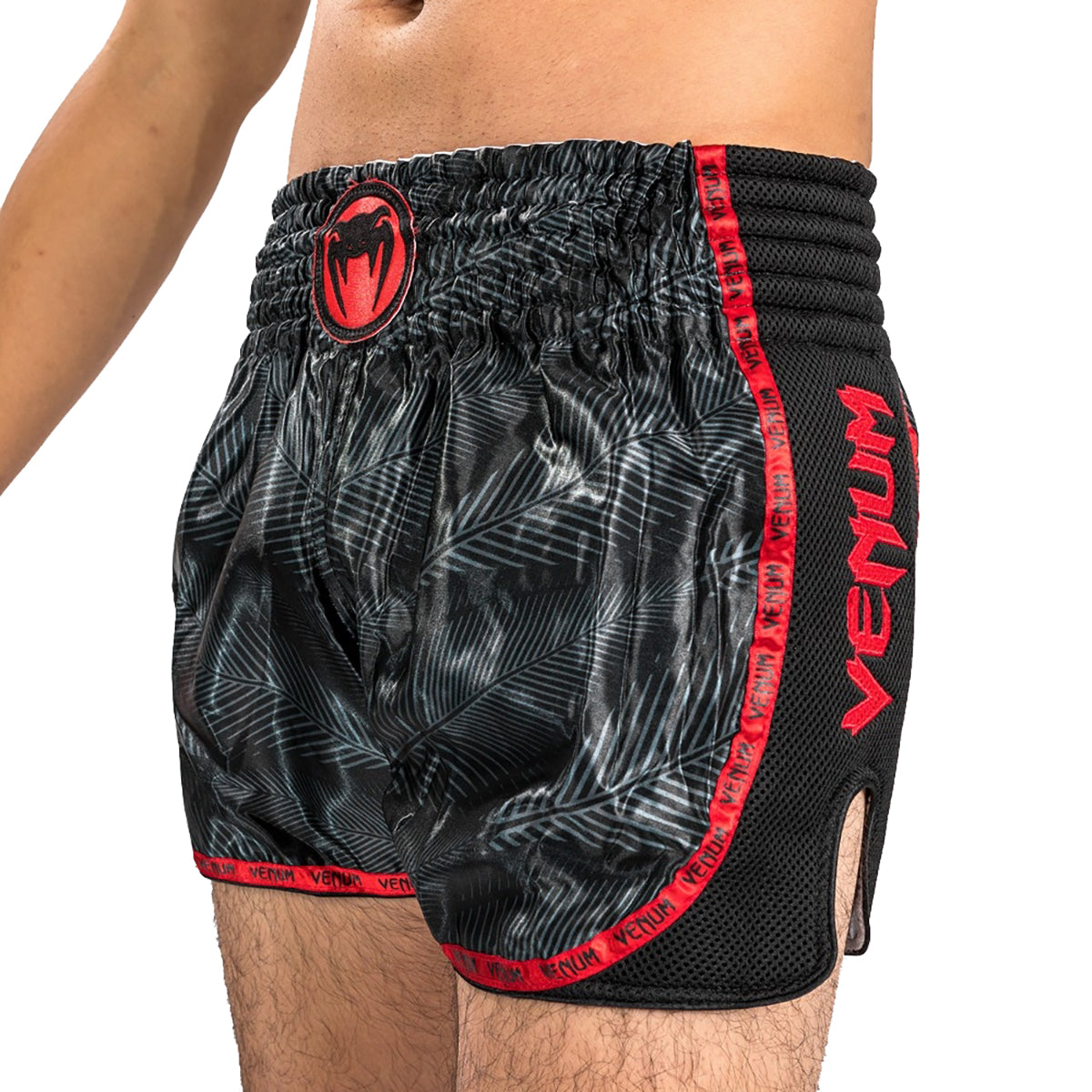 Venum Phantom Muay Thai Shorts - Black/Red Venum