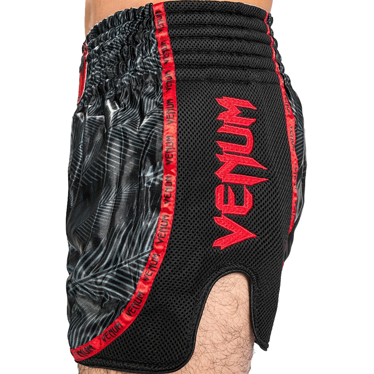 Venum Phantom Muay Thai Shorts - Black/Red Venum