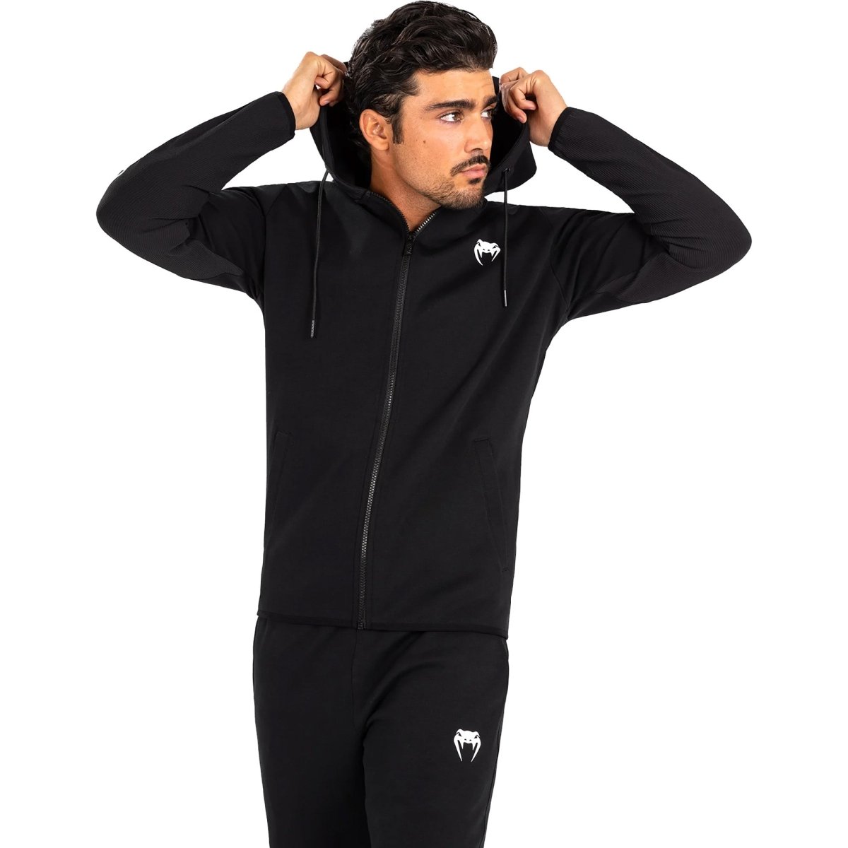 Venum Contender 4.0 Full Zip Hoodie - Black - Forza Sports