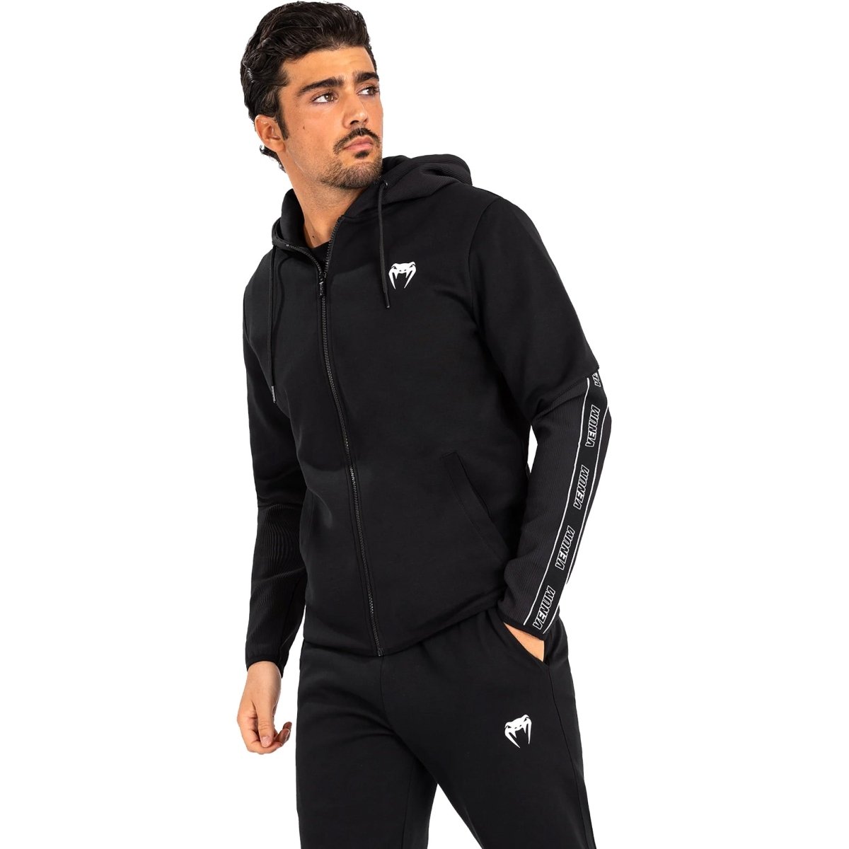 Venum Contender 4.0 Full Zip Hoodie - Black - Forza Sports