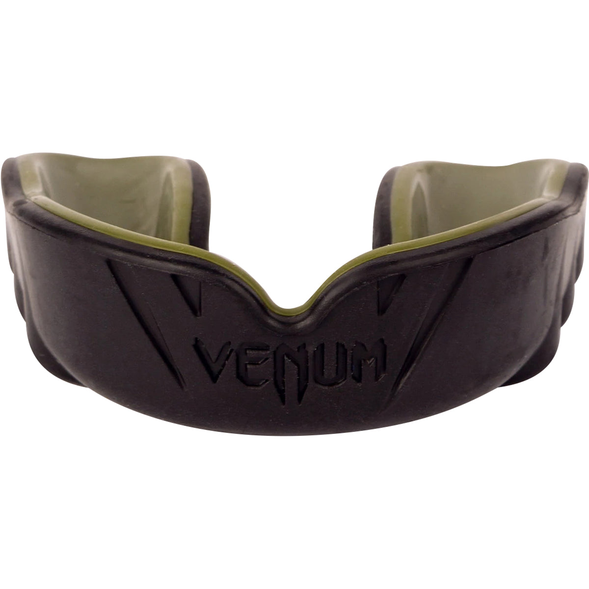 Venum Adult Challenger Mouthguard - Black/Khaki Venum