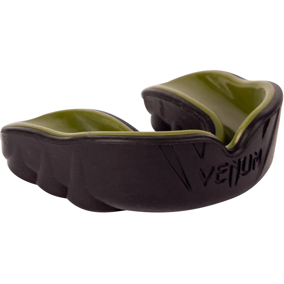 Venum Adult Challenger Mouthguard - Black/Khaki Venum