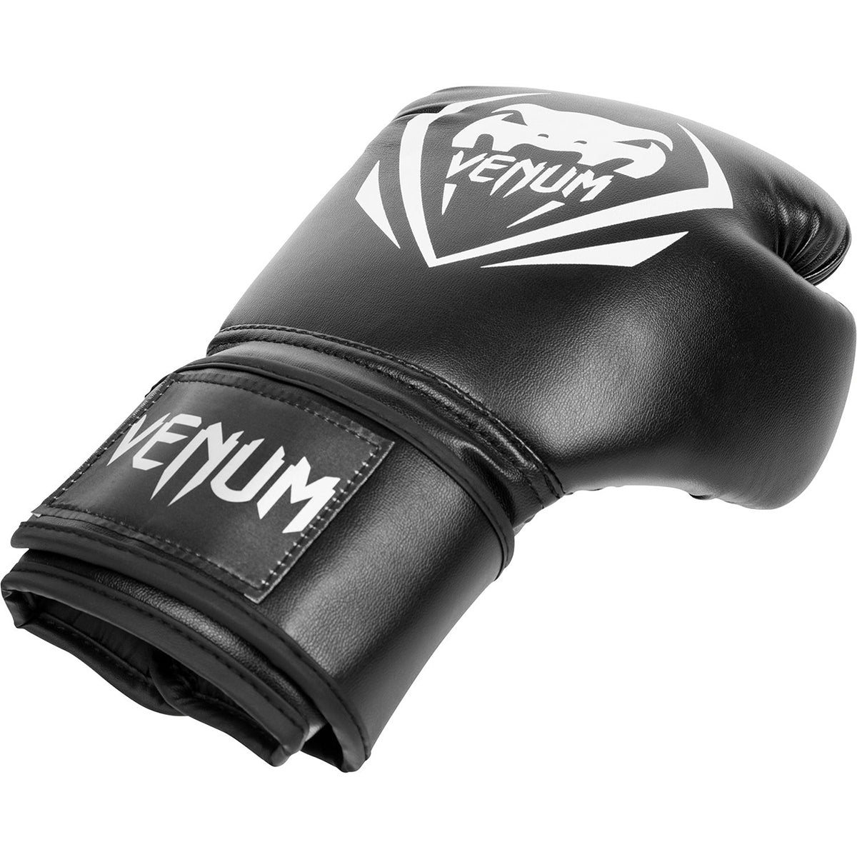 Venum Synthetic Leather Contender Boxing Gloves - Black - Forza Sports
