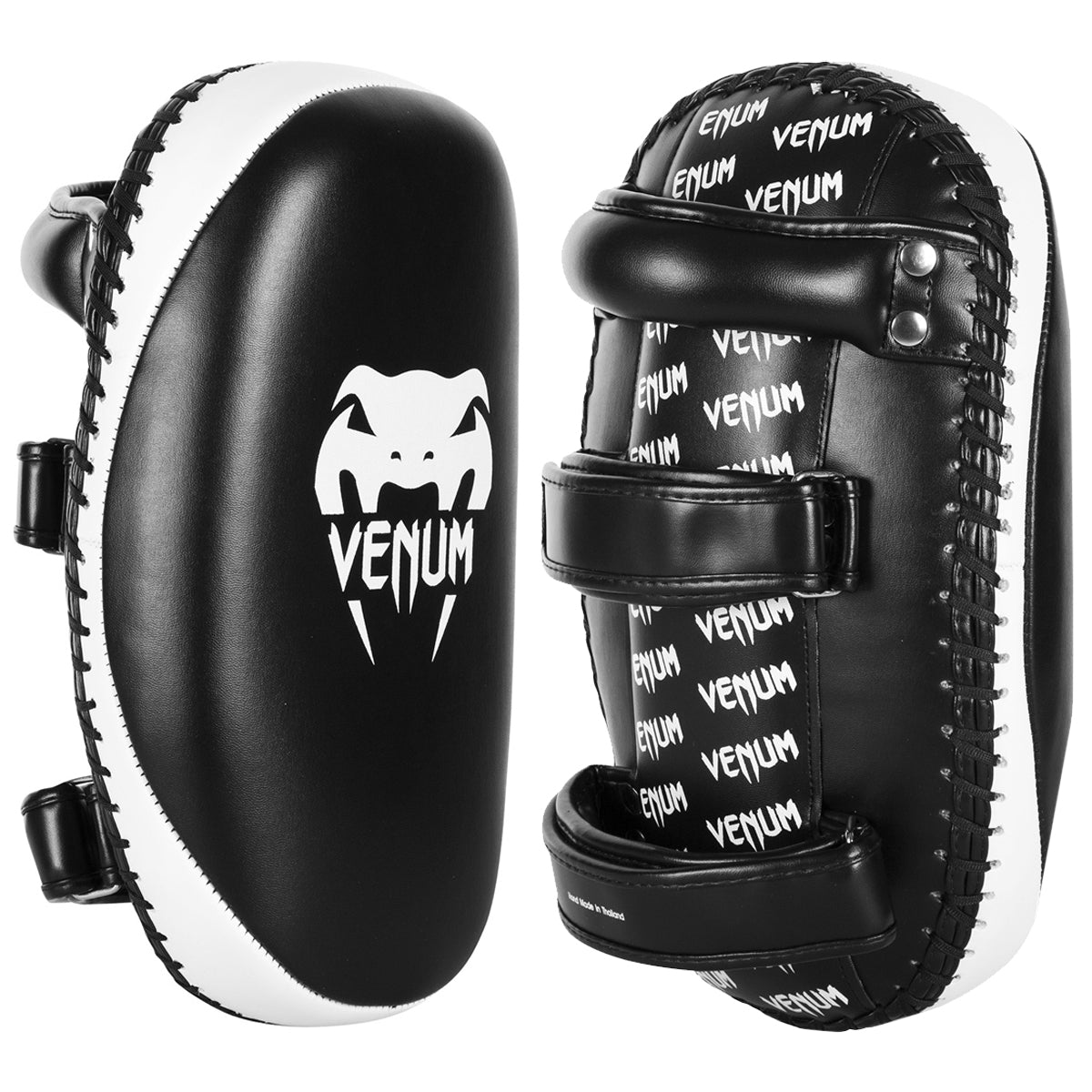 Venum Skintex Leather Light Kick Pad Pair - Black/Ice – Forza Sports