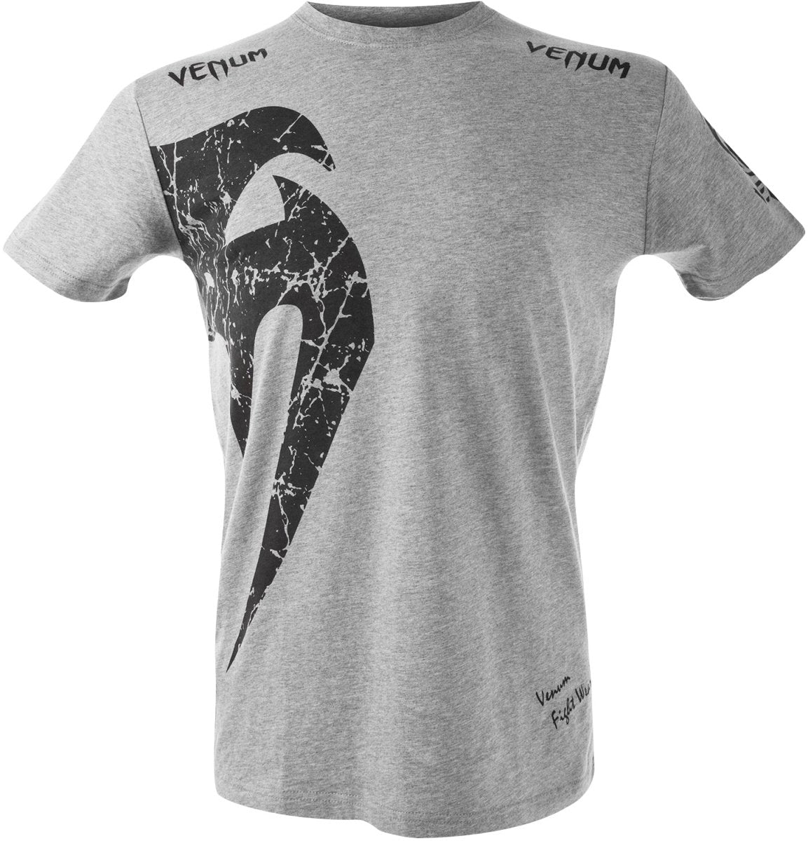 Venum Giant Short Sleeve T-Shirt - Gray/Black - Forza Sports