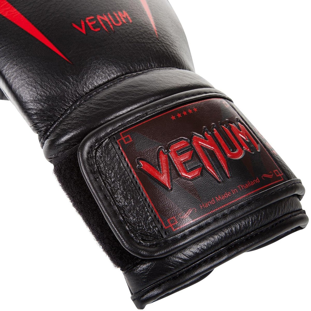 Venum Giant 3.0 Nappa Leather Hook and Loop Boxing Gloves - Black Devil - Forza Sports