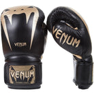 Venum Giant 3.0 Nappa Leather Hook and Loop Boxing Gloves - Black/Gold - Forza Sports