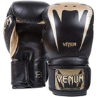 Venum Giant 3.0 Nappa Leather Hook and Loop Boxing Gloves - Black/Gold - Forza Sports