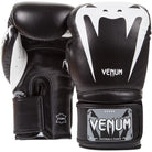 Venum Giant 3.0 Nappa Leather Hook and Loop Boxing Gloves - Black/White - Forza Sports