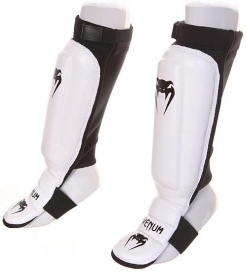 Venum 360 MMA Protective Shin Instep Guards - White - Forza Sports