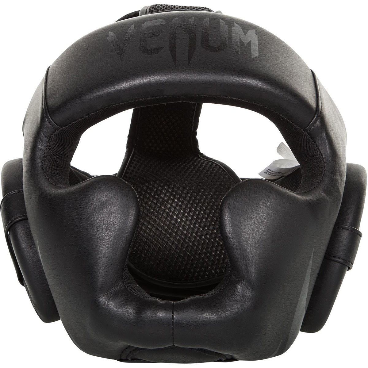 Venum Challenger 2.0 Skintex Leather MMA Training Headgear - Black Venum