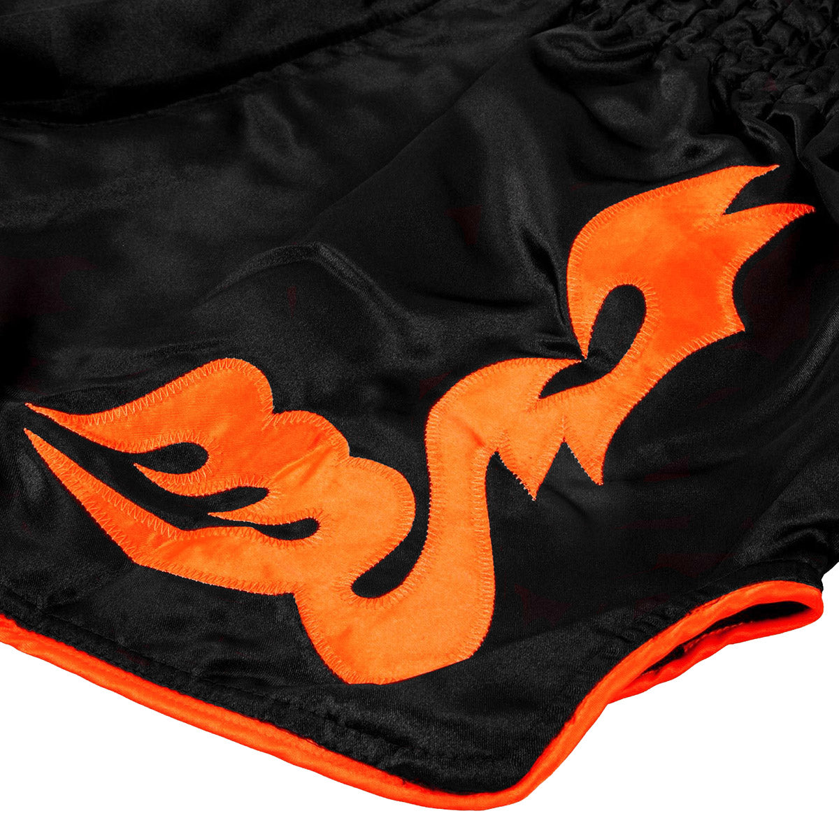 Venum Bangkok Inferno Muay Thai Shorts - Black/Neo Orange Venum