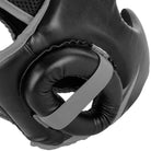 Venum Challenger 2.0 Skintex Leather MMA Training Headgear - Black/Gray Venum