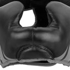 Venum Challenger 2.0 Skintex Leather MMA Training Headgear - Black/Gray Venum