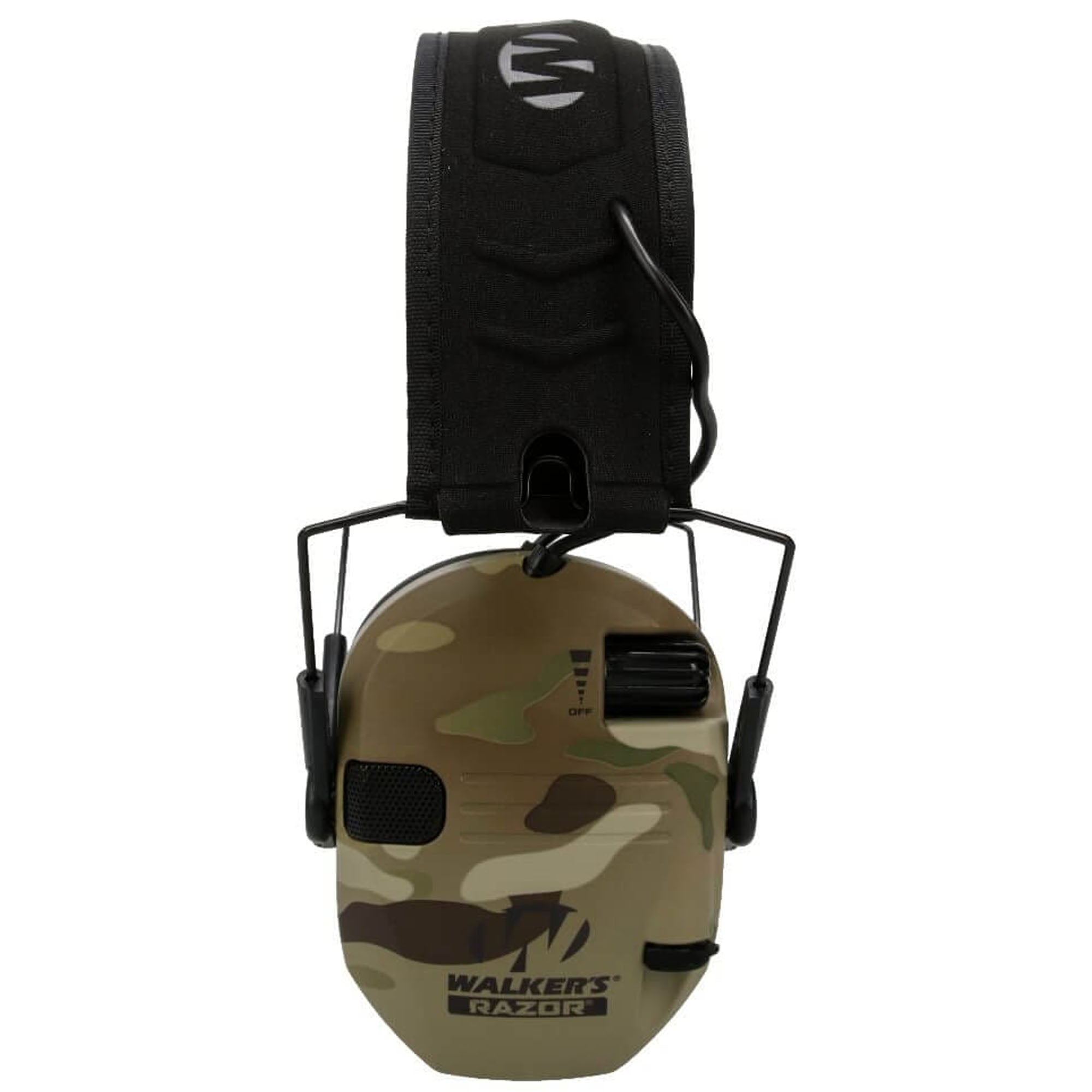 Walker’s Razor Slim Electronic Shooting Earmuffs – 23dB Noise Reduction, Army Green
