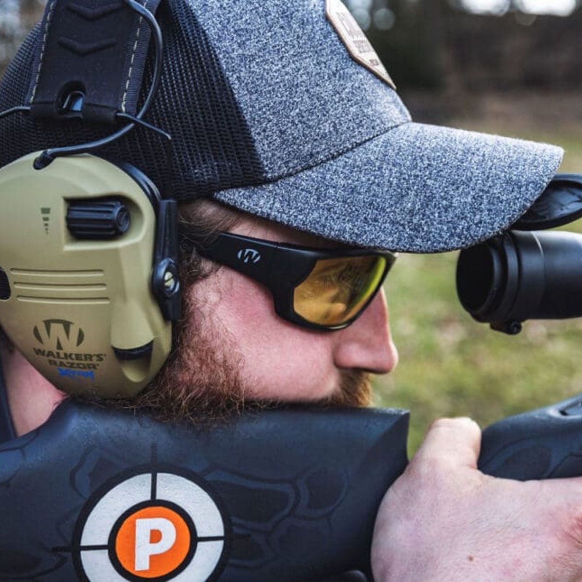 Walker's Tanker Open Full Frame Shooting Glasses w/Case - Forza Sports