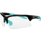 Walker's Teal Impact Resistant Sport Glasses - Clear Lenses - Forza Sports