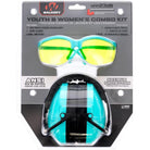 Walker's Youth and Women Combo Kit, Passive Muffs, Sport Glasses and Foam Tips - Forza Sports