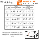 Shock Doctor Wrist 3-Strap Support - Black Shock Doctor