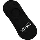 Xpand Laces Cushioned No-Show Casual Socks - Black Xpand Laces