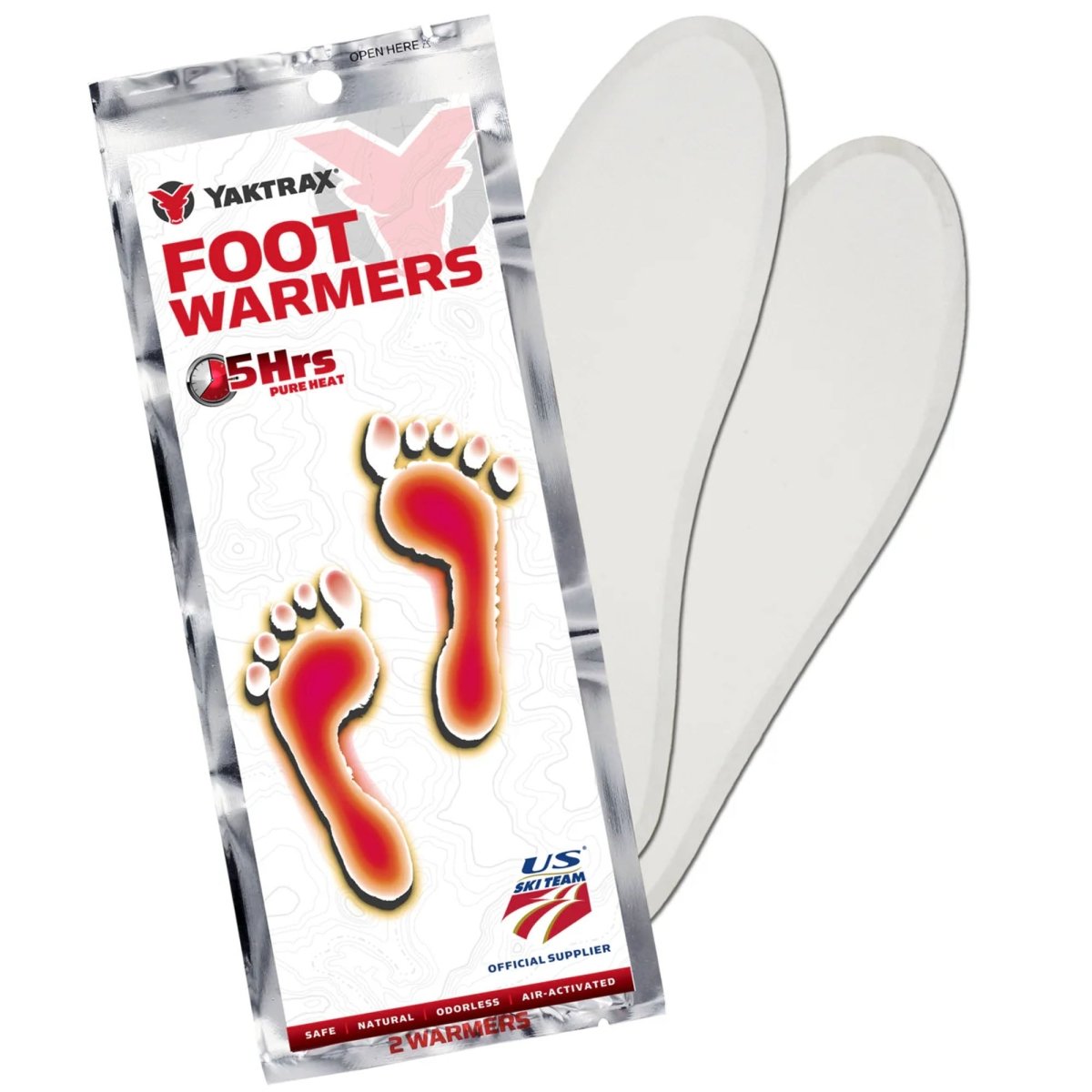 Yaktrax Adhesive Insole Foot Warmers - Forza Sports