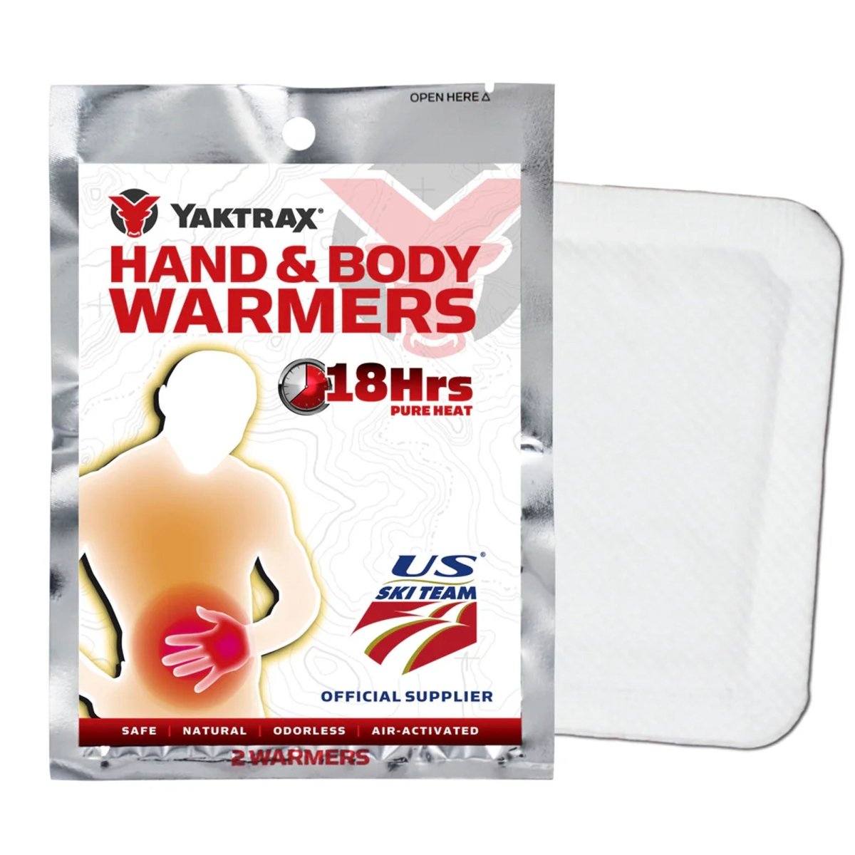 Yaktrax Non - Adhesive Hand & Body Warmer, 1 Pack - Forza Sports