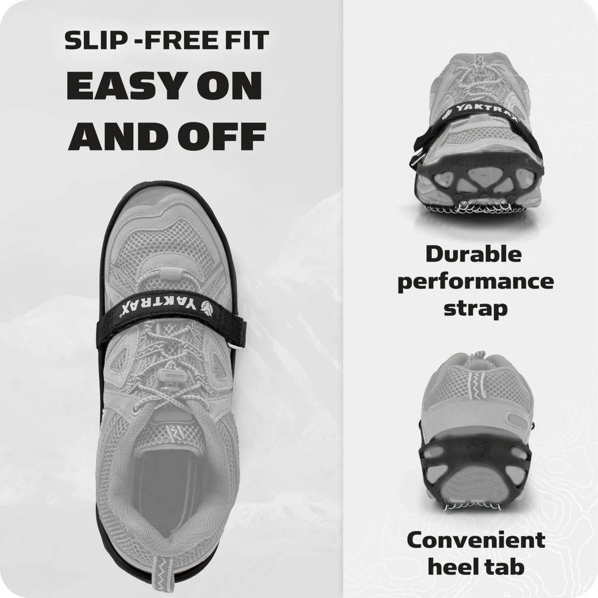 Yaktrax Pro Plus Traction Cleats For Snow and Ice - Forza Sports