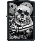 Zippo Till Death Do Us Part Black Matte Pocket Lighter Zippo