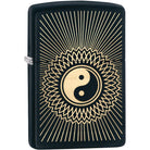 Zippo Yin-Yang Black Matte Pocket Lighter Zippo