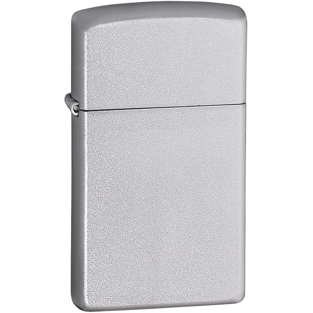 Zippo Slim Satin Chrome Pocket Lighter Zippo