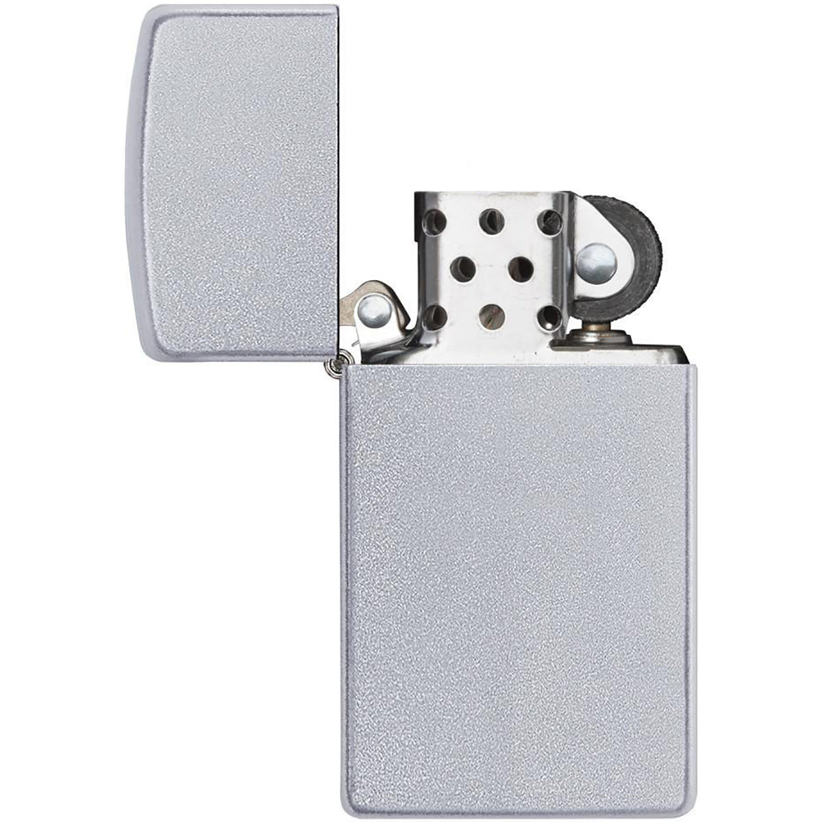 Zippo Slim Satin Chrome Pocket Lighter Zippo