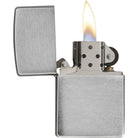 Zippo Brushed Chrome Pocket Lighter Zippo