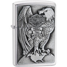 Zippo Harley-Davidson Full Faced Eagle Emblem Pocket Lighter - Forza Sports
