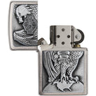 Zippo Harley-Davidson Full Faced Eagle Emblem Pocket Lighter Zippo