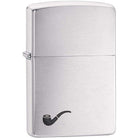 Zippo Brushed Chrome Pocket Pipe Lighter Zippo